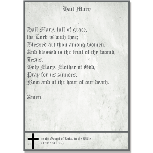 Hail Mary Prayer