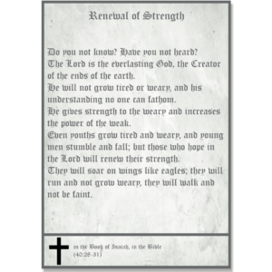 Renewal of Strength - Isaiah 40:28-31